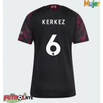 Camiseta Liverpool Milos Kerkez #6 Tercera Equipación para mujer 2026-27 manga corta